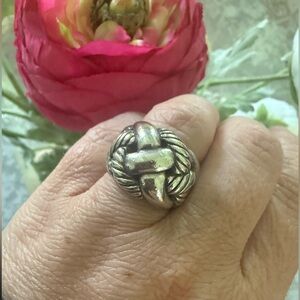 David Yurman Sterling Silver Cable Dome Ring